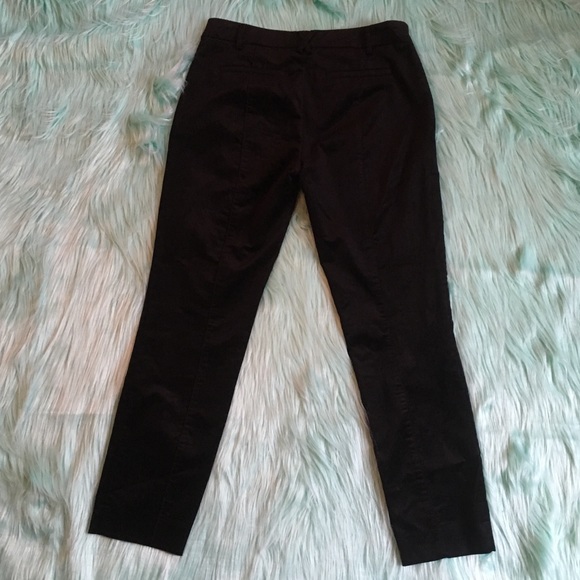 Anthropologie Velvet Essential Slim Black Pant 2 - Picture 7 of 8